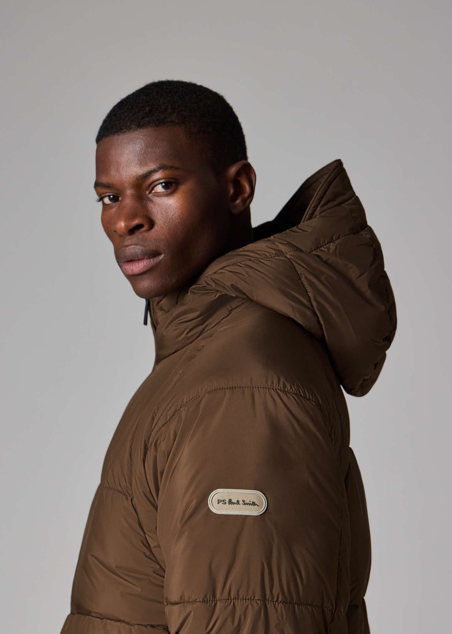 ジャケット・アウター PaulSmith stitch paint tailored jacket Men's Mid Blue Stretch Cotton-Twill Chore Jacket